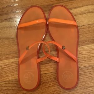 Orange jelly Tory Burch Sandals
